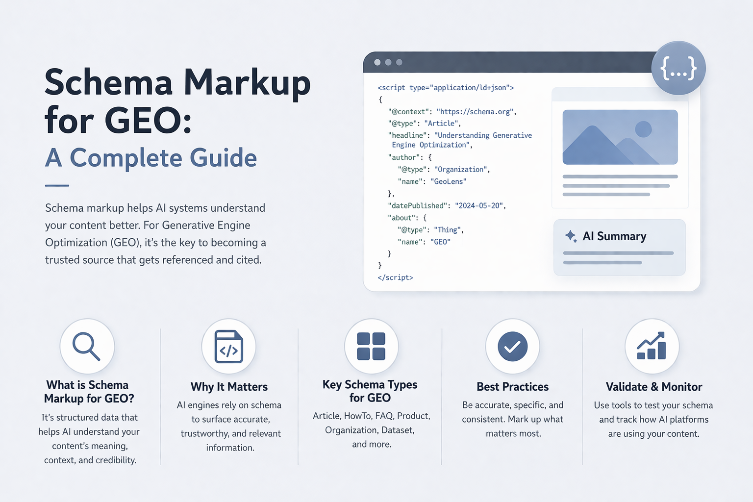 Schema Markup for GEO